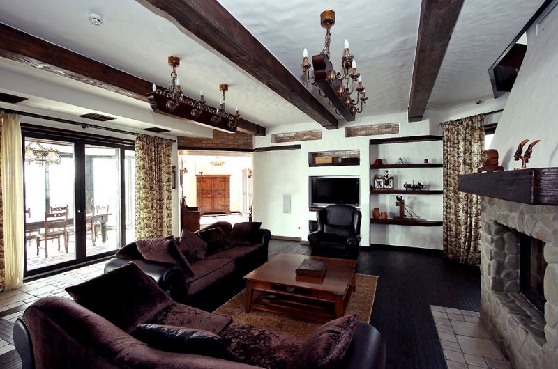 Chalet Style In The Interior Of Apartments And Houses