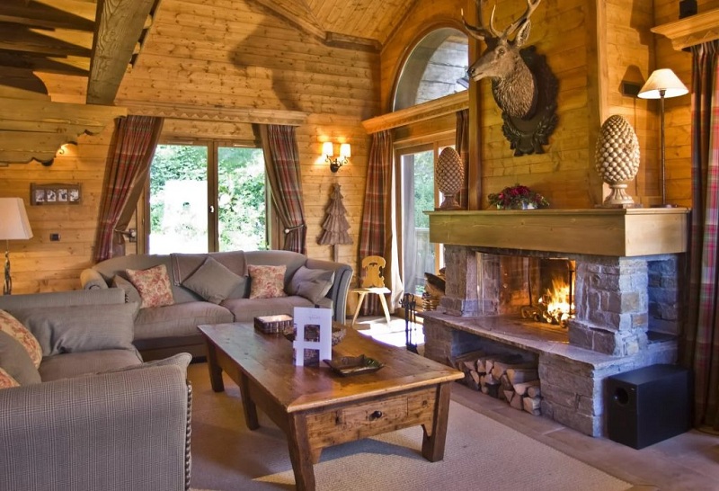 Chalet Style In The Interior Of Apartments And Houses