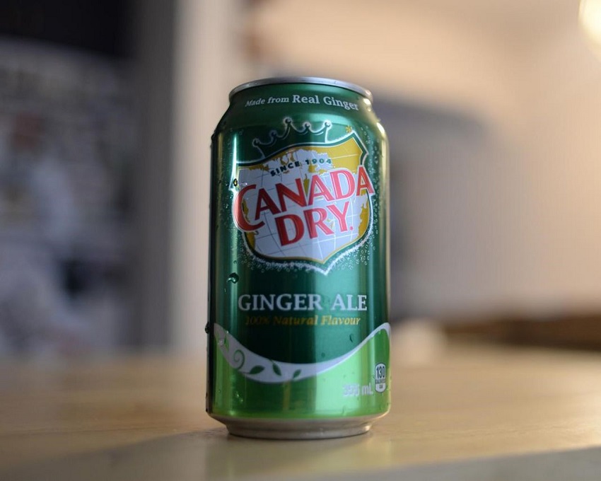 Is there real ginger in Canada Dry ginger ale