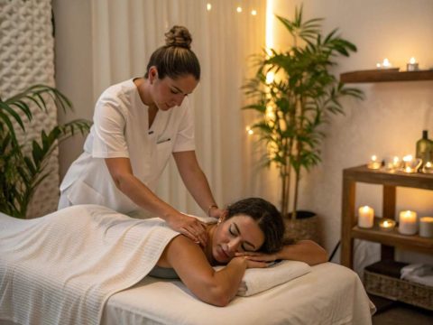 adjustments during a spa service