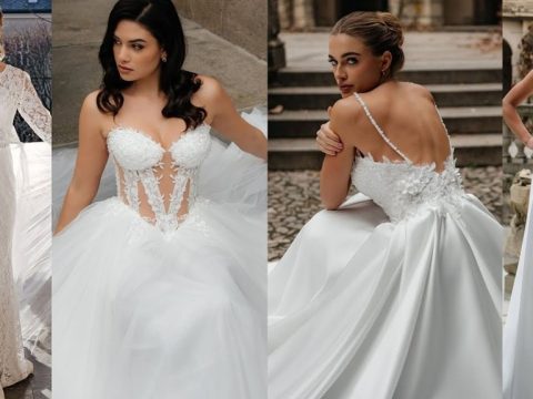What styles are trending for 2025 wedding gowns