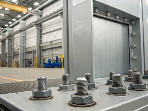 Industrial paint booth design highlighting the overlooked benefits of 5-inch bolt patterns for stability and efficiency
