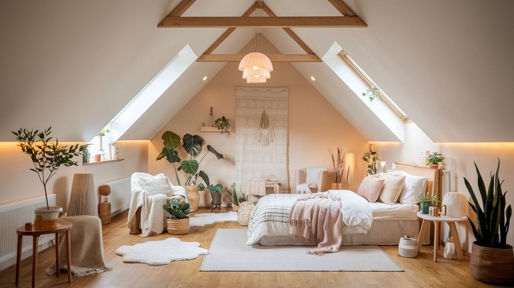 How can I use the space under the lowest part of the slope