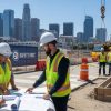 Los Angeles engineering team using workplace safety technology