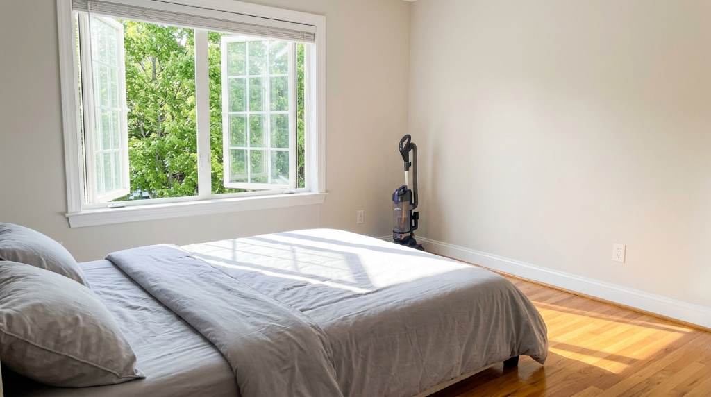 Humidity control solution for fresh bedroom air