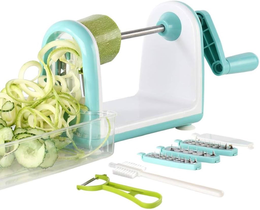 Fresh veggie noodles made with manual and electric spiralizers in Pennsylvania (PA)