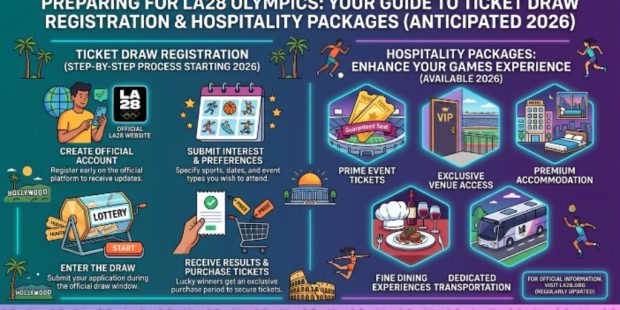 LA28 Olympics ticket draw registration and hospitality packages guide for 2026