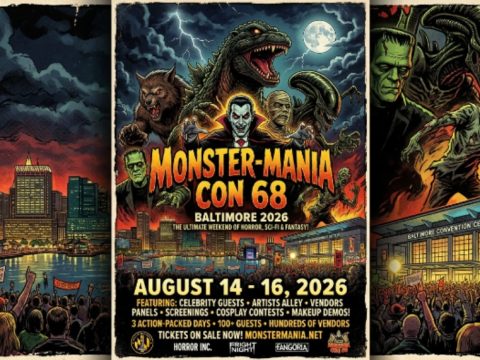 Monster-Mania Con 68 2026 Baltimore convention poster