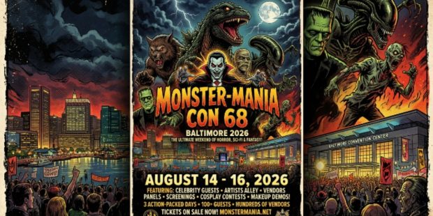 Monster-Mania Con 68 2026 Baltimore convention poster